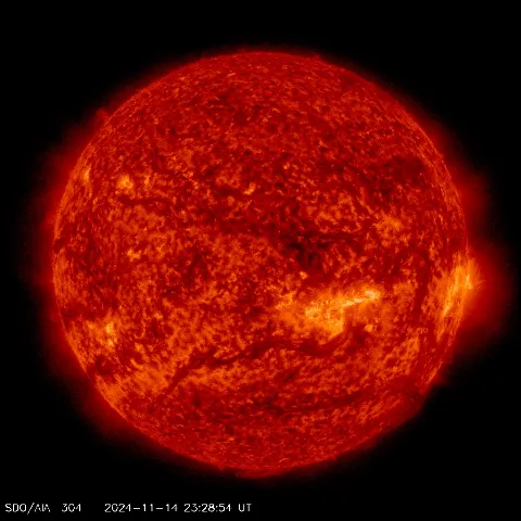 Image of Sun's transition region