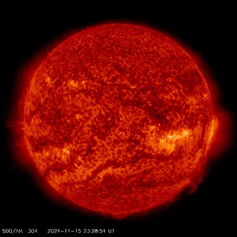 Image of Sun's transition region