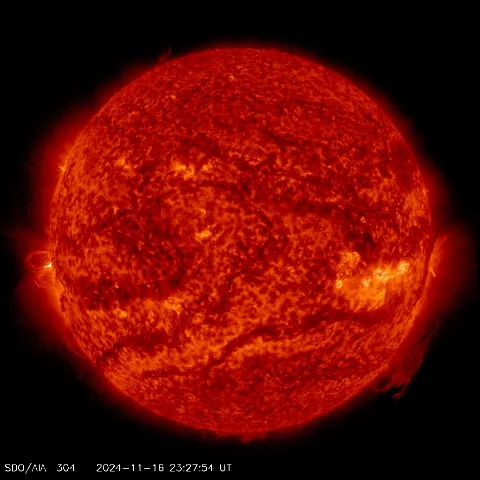 Image of Sun's transition region