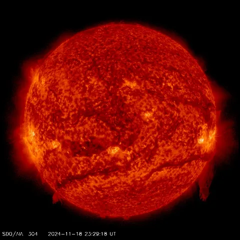 Image of Sun's transition region