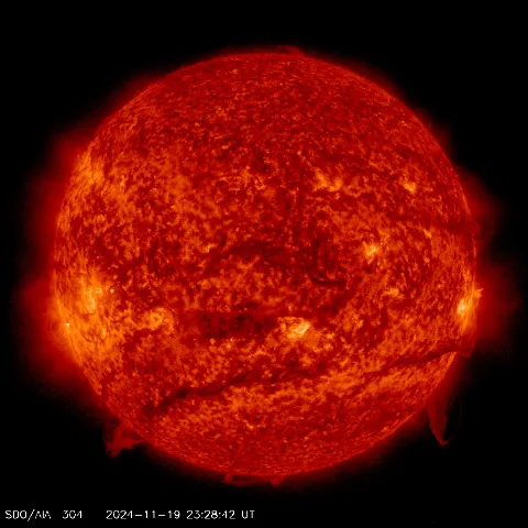 Image of Sun's transition region