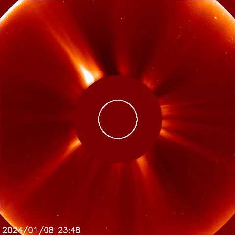 Image of solar wind