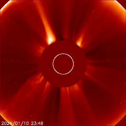 Image of solar wind