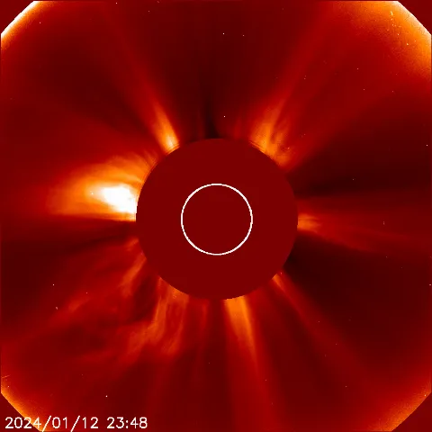 Image of solar wind