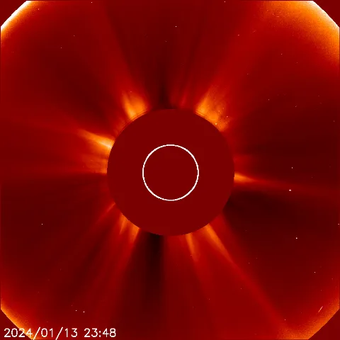 Image of solar wind