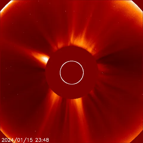 Image of solar wind