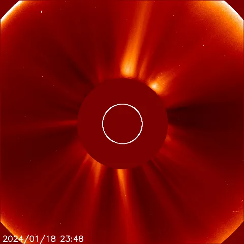 Image of solar wind