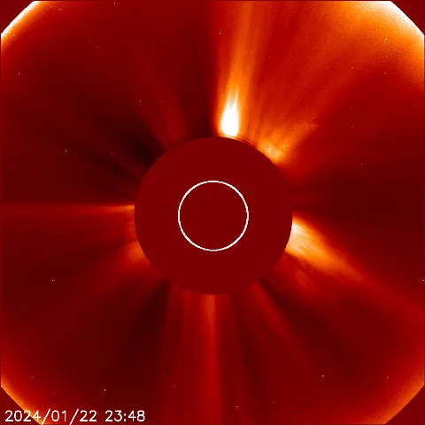 Image of solar wind