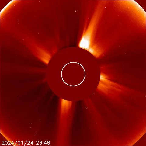 Image of solar wind