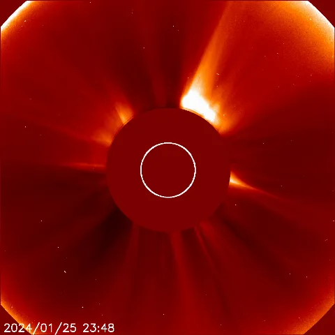 Image of solar wind