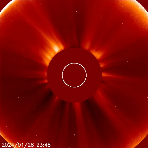 Image of solar wind