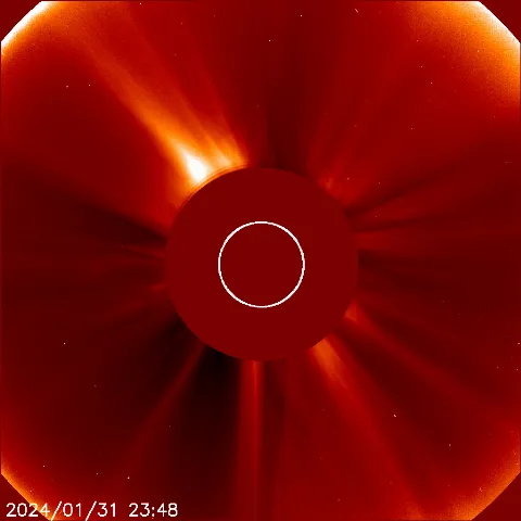 Image of solar wind