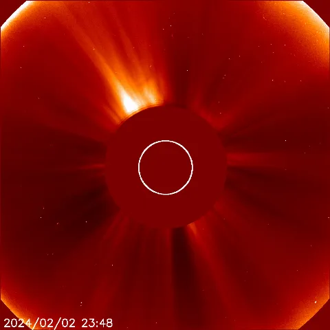 Image of solar wind