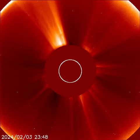 Image of solar wind