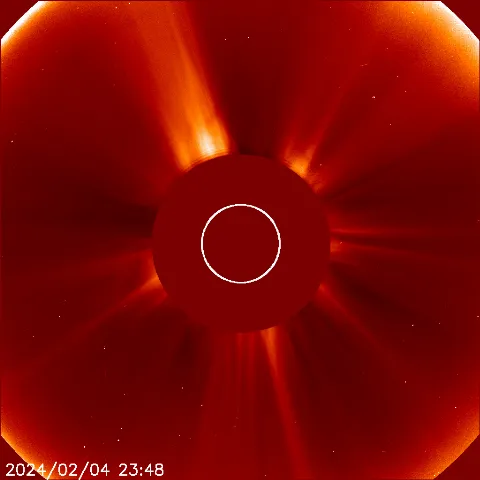 Image of solar wind