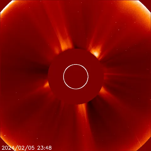 Image of solar wind