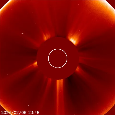 Image of solar wind