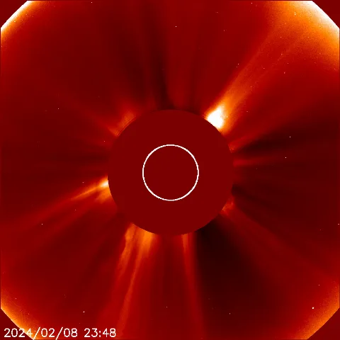 Image of solar wind