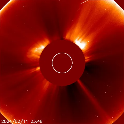 Image of solar wind