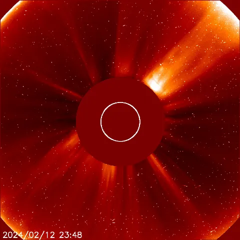 Image of solar wind