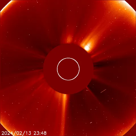 Image of solar wind