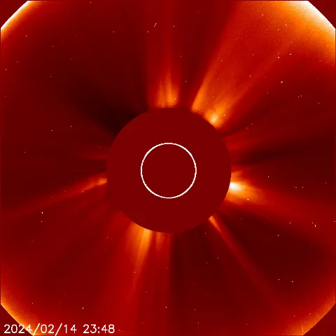 Image of solar wind