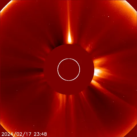 Image of solar wind