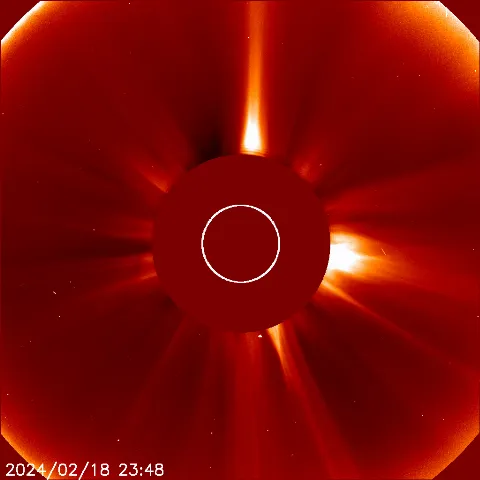 Image of solar wind