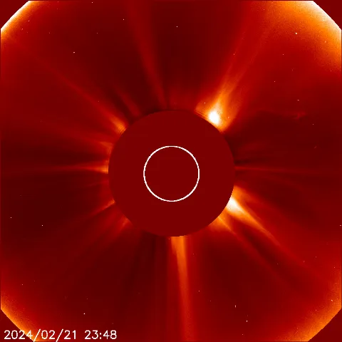 Image of solar wind