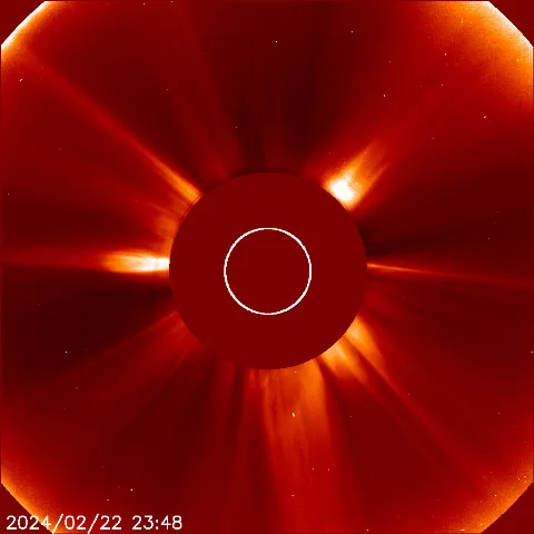 Image of solar wind