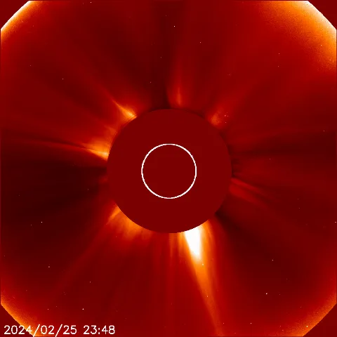 Image of solar wind