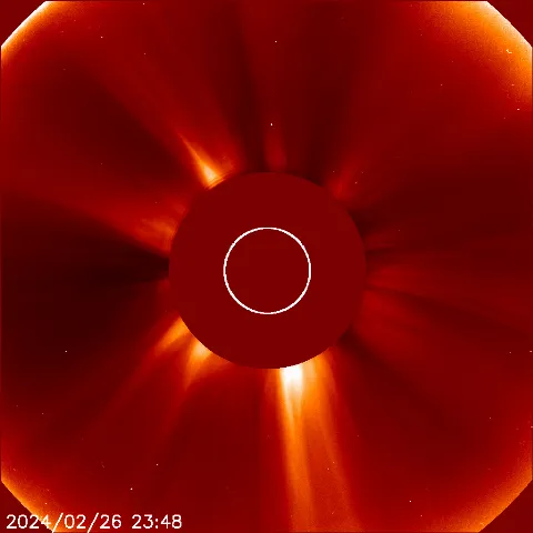 Image of solar wind