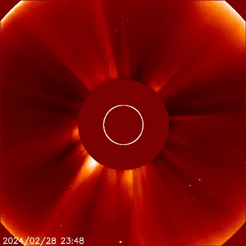 Image of solar wind