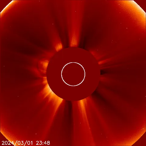 Image of solar wind