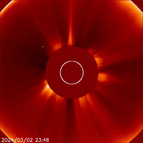 Image of solar wind