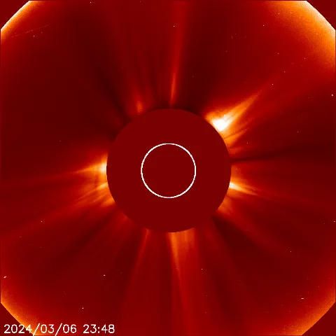 Image of solar wind