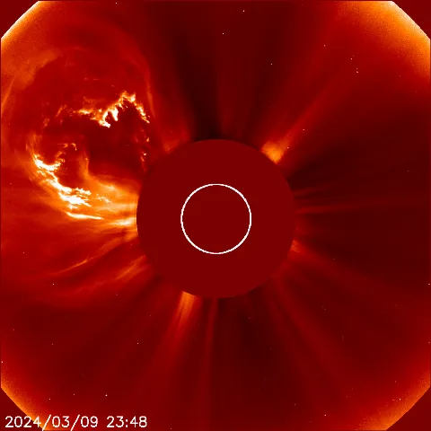 Image of solar wind