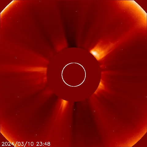 Image of solar wind