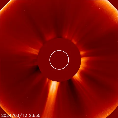 Image of solar wind