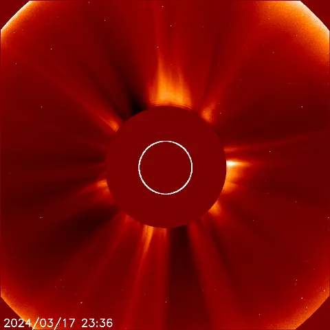 Image of solar wind