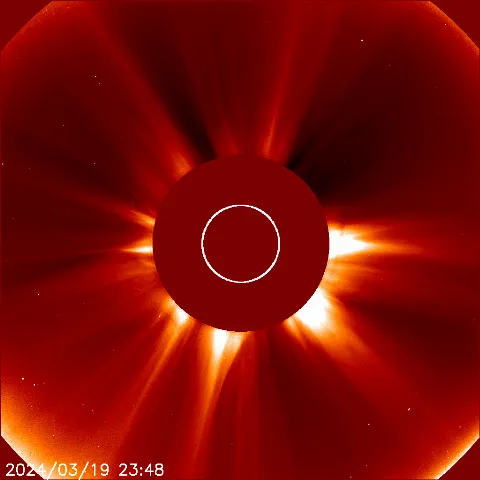 Image of solar wind