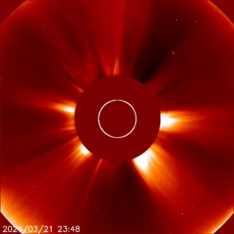 Image of solar wind