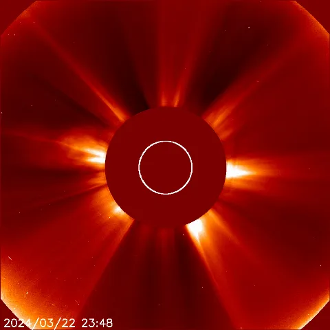 Image of solar wind