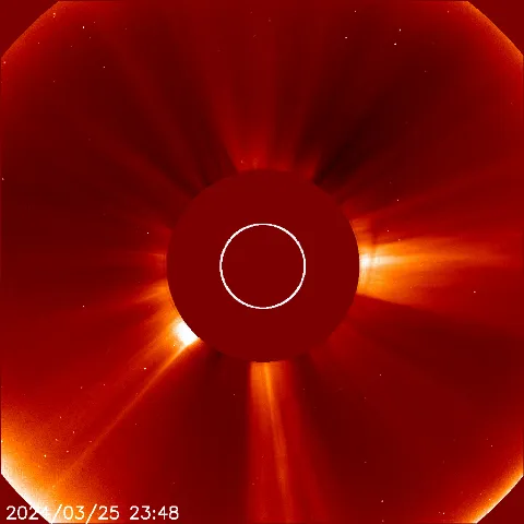 Image of solar wind