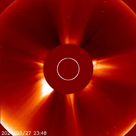 Image of solar wind