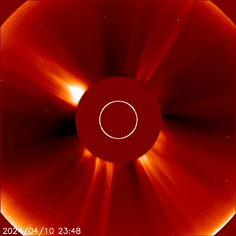 Image of solar wind