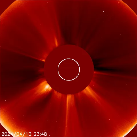 Image of solar wind