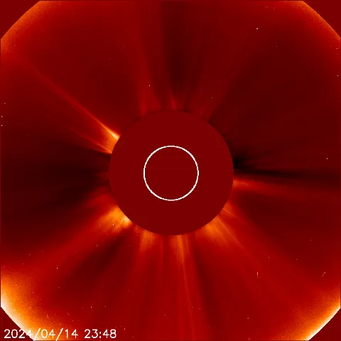 Image of solar wind