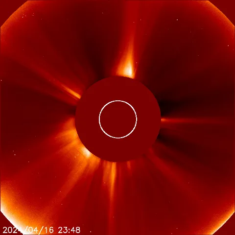 Image of solar wind