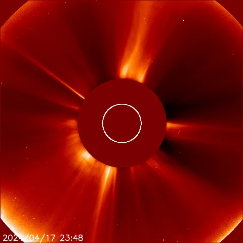 Image of solar wind